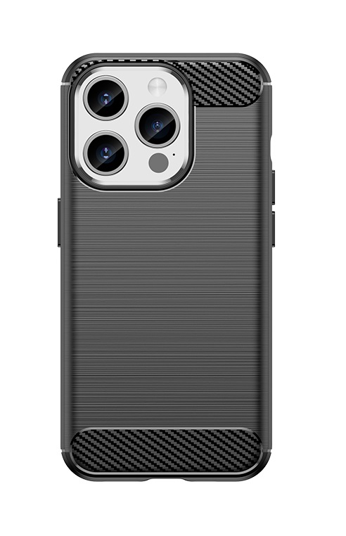 Levně Kryt TopQ iPhone 15 Pro černý 105218 (pouzdro neboli obal na mobil iPhone 15 Pro)