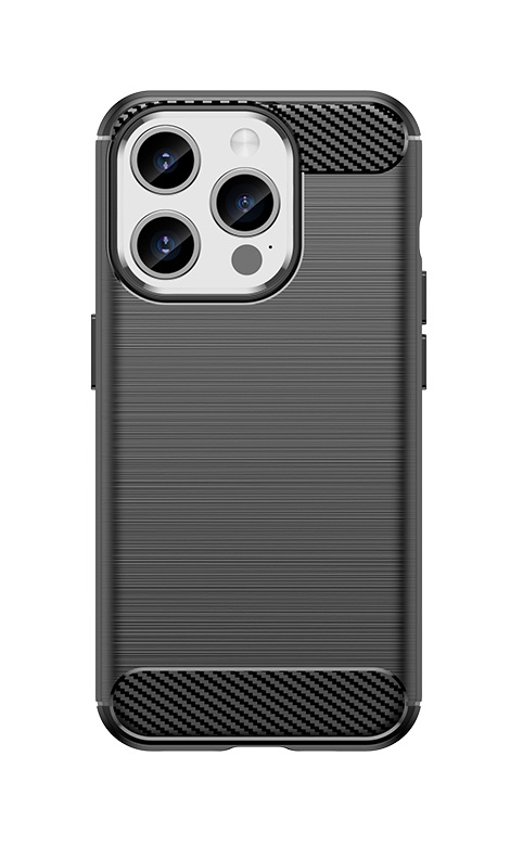 Levně Kryt TopQ iPhone 15 Pro Max černý 105219 (pouzdro neboli obal na mobil iPhone 15 Pro Max)