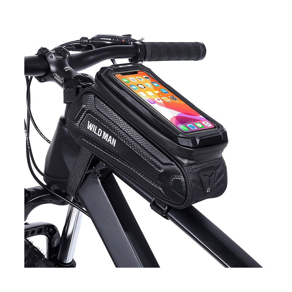 Levně Pouzdro WildMan SX3 pro mobilní telefon na rám kola černé 1L 75253 (držák na kolo černý)