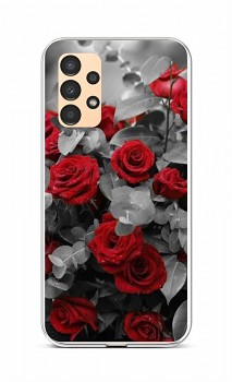 Zadní kryt na Samsung A13 Červené růže mix
