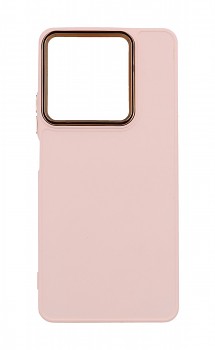 Zadní kryt Frame na Xiaomi Redmi Note 14 růžový