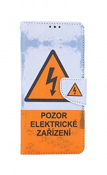 Knížkové pouzdro na Xiaomi Redmi 10C Pozor elektrické zařízení