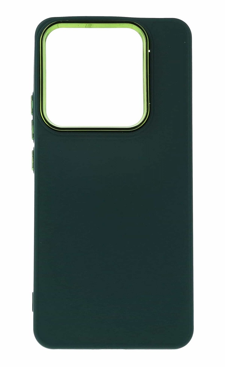 Levně Kryt TopQ Frame Xiaomi Redmi Note 14 5G zelený 135297 (pouzdro neboli obal na mobil Xiaomi Redmi Note 14 5G)