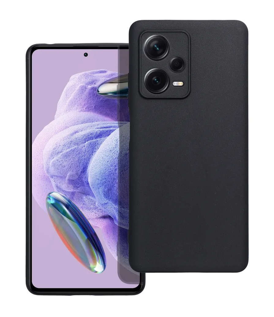 Zadní kryt MATT na Xiaomi Redmi Note 12 Pro+ 5G černý