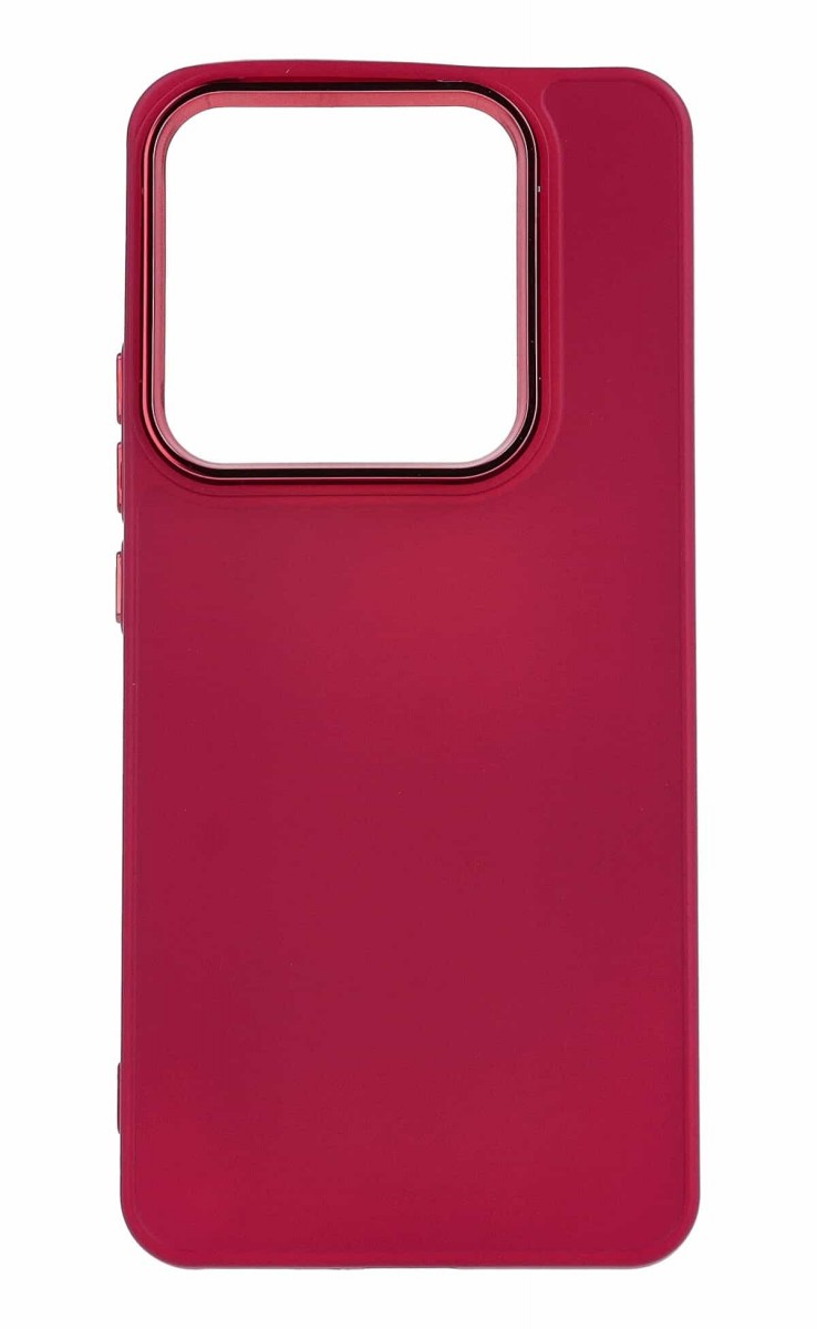 Levně Kryt TopQ Frame Xiaomi Redmi Note 14 5G malinový 135301 (pouzdro neboli obal na mobil Xiaomi Redmi Note 14 5G)