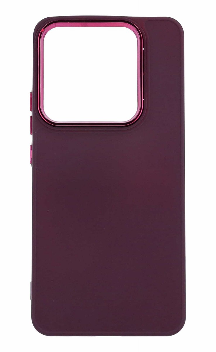 Levně Kryt TopQ Frame Xiaomi Redmi Note 14 5G fialový 135302 (pouzdro neboli obal na mobil Xiaomi Redmi Note 14 5G)