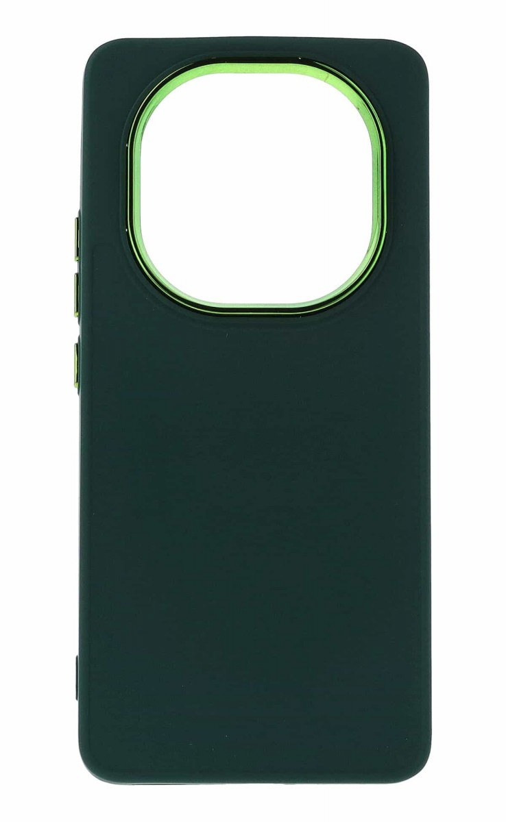 Levně Kryt TopQ Frame Xiaomi Redmi Note 14 Pro+ 5G zelený 135304 (pouzdro neboli obal na mobil Xiaomi Redmi Note 14 Pro+ 5G)
