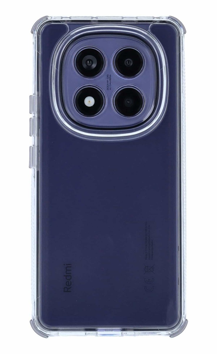 Odolný kryt Matrix na Xiaomi Redmi Note 14 Pro+ 5G průhledný černý