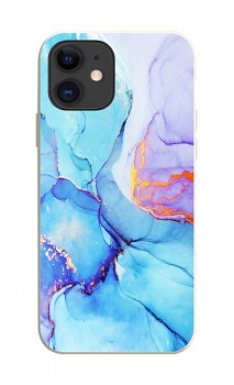 Zadní kryt na iPhone 11 Mramor modro-fialový