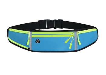 Univerzální sportovní pouzdro kolem pasu Sport Fashion modré