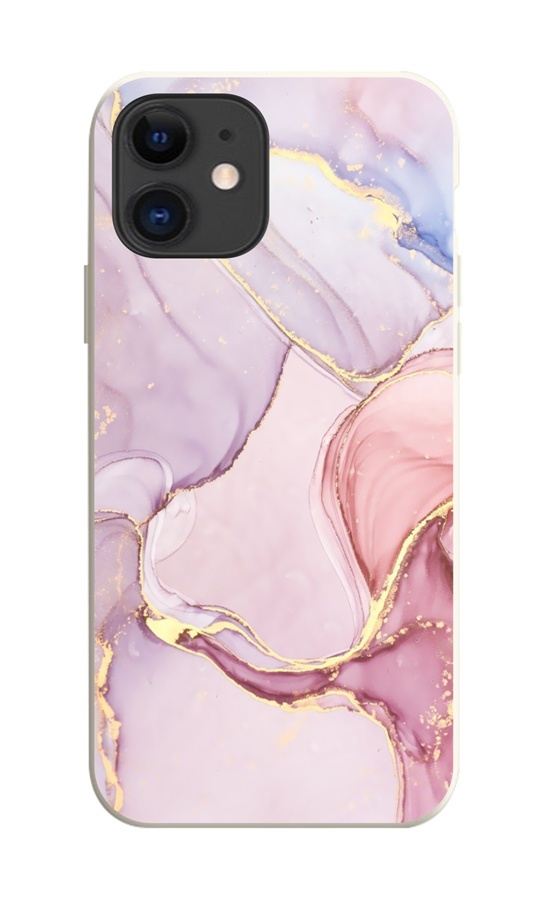 Zadní kryt na iPhone 11 Mramor růžový