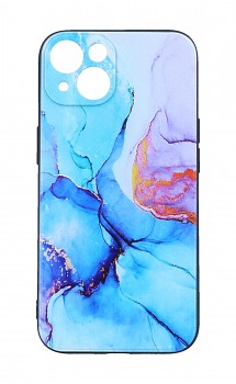 Zadní kryt na iPhone 13 Mramor modro-fialový