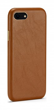 Zadní kryt Soft Leather na iPhone SE 2020 hnědý