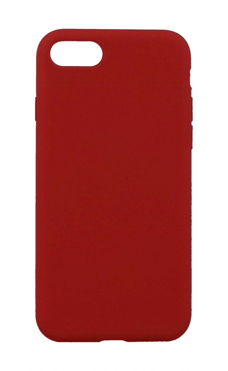 Kryt TopQ Essential iPhone SE 2022 červený 75363 (pouzdro neboli obal na mobil iPhone SE 2022)