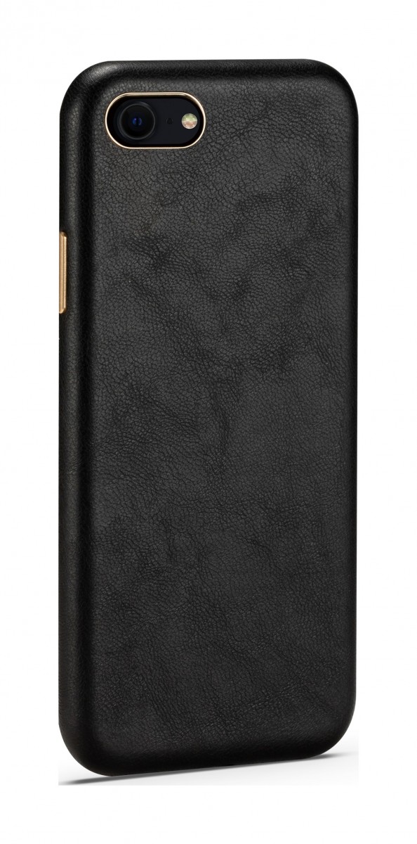 Kryt TopQ Soft Leather iPhone SE 2022 černý 75371 (pouzdro neboli obal na mobil iPhone SE 2022)