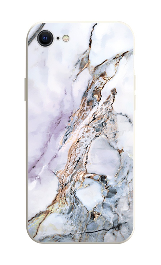 Kryt TopQ iPhone SE 2020 Mramor barevný 75372 (pouzdro neboli obal na mobil iPhone SE 2020)