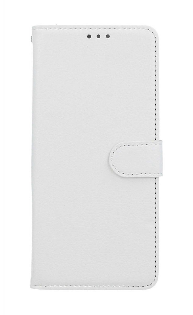 Knížkové pouzdro na Xiaomi Redmi 12C bílé s přezkou