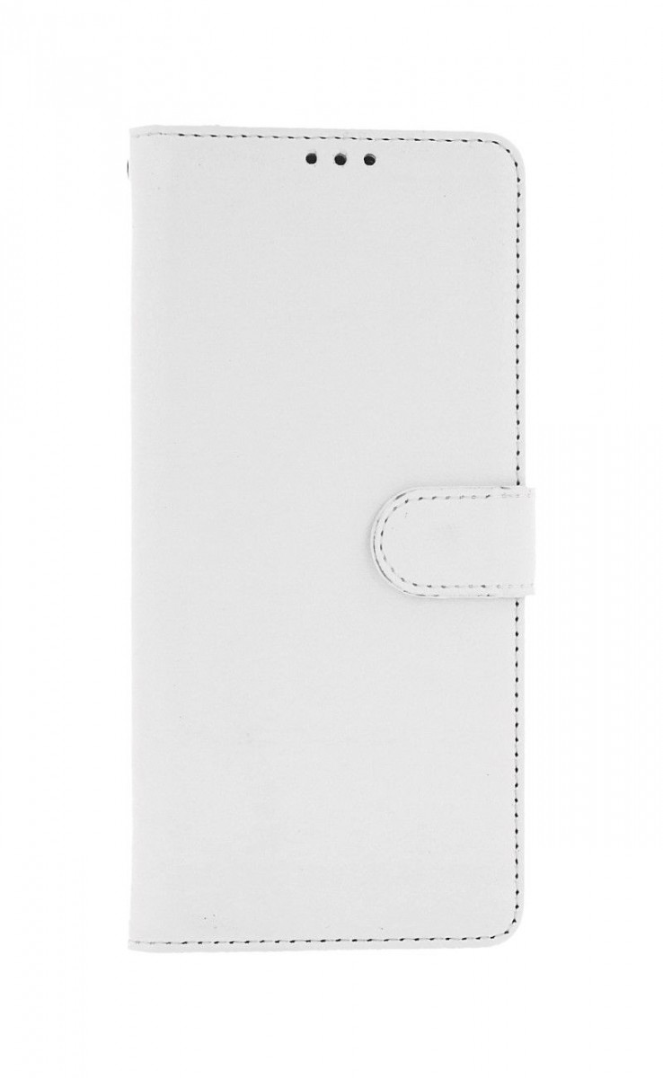 Knížkové pouzdro Xiaomi Redmi 10C bílé s přezkou