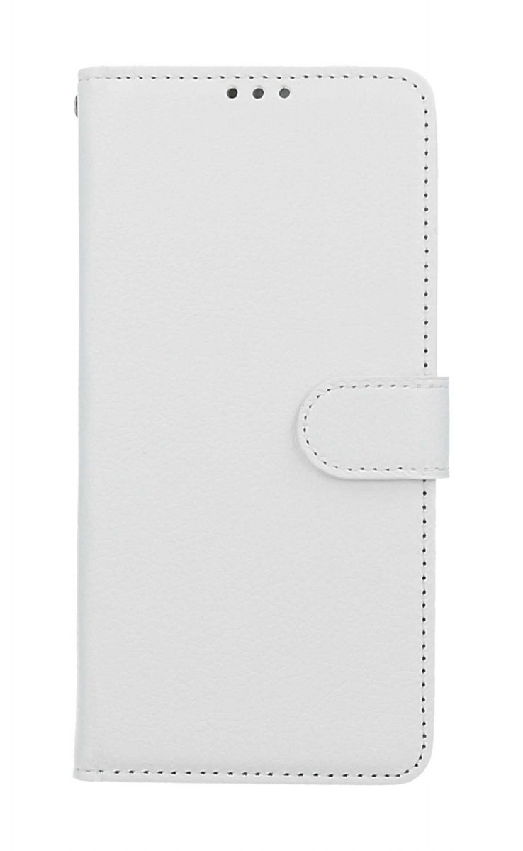 Knížkové pouzdro na Xiaomi Redmi Note 12 bílé s přezkou