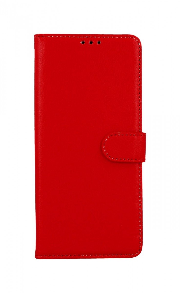 Knížkové pouzdro Xiaomi Redmi 10C červené s přezkou
