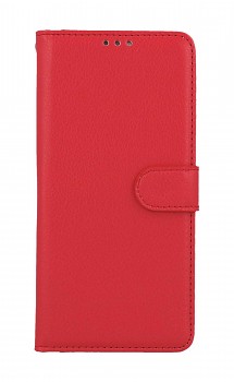 Knížkové pouzdro na Xiaomi Redmi Note 12 červené s přezkou