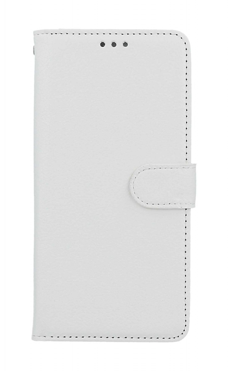 Knížkové pouzdro na Xiaomi Redmi Note 12 Pro 5G bílé s přezkou