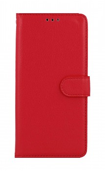 Knížkové pouzdro na Xiaomi Redmi Note 12 Pro 5G červené s přezkou