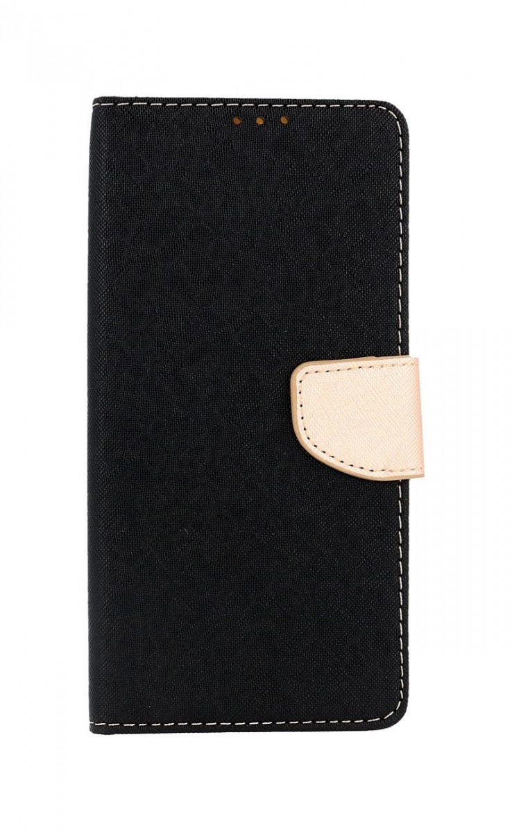 Knížkové pouzdro na Xiaomi Redmi 10C černo-zlaté