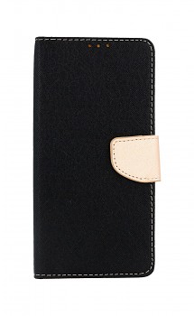Knížkové pouzdro na Xiaomi Redmi 10C černo-zlaté