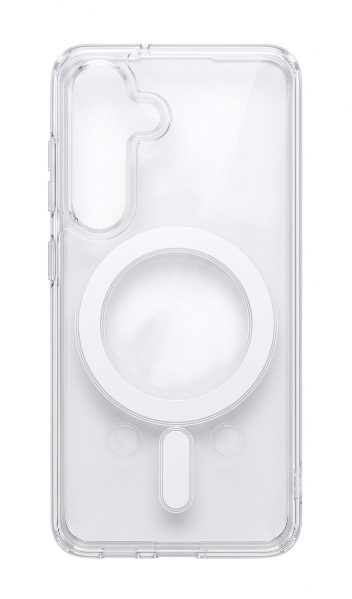 Zadní pevný kryt Clear Magnetic na Samsung S25 průhledný