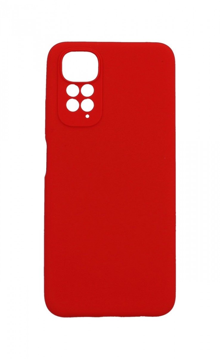 Levně Kryt TopQ Essential Xiaomi Redmi Note 11 červený 85445 (pouzdro neboli obal na mobil Xiaomi Redmi Note 11)