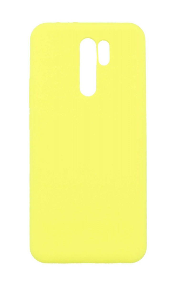 Levně Kryt TopQ Essential Xiaomi Redmi 9 žlutý VADA 125446 (pouzdro neboli obal na mobil Xiaomi Redmi 9)