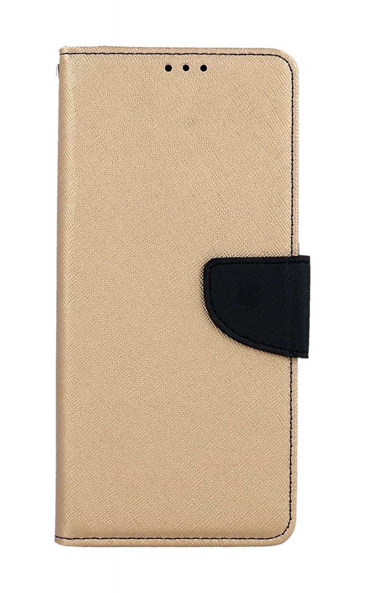 Knížkové pouzdro na Xiaomi Redmi 12C zlaté