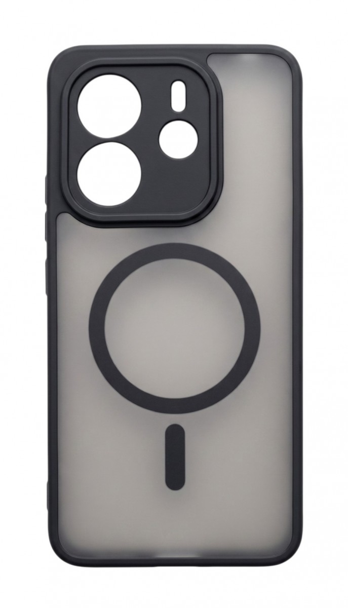 Zadní kryt Full Matte na Xiaomi Redmi Note 14 MagSafe průhledný černý