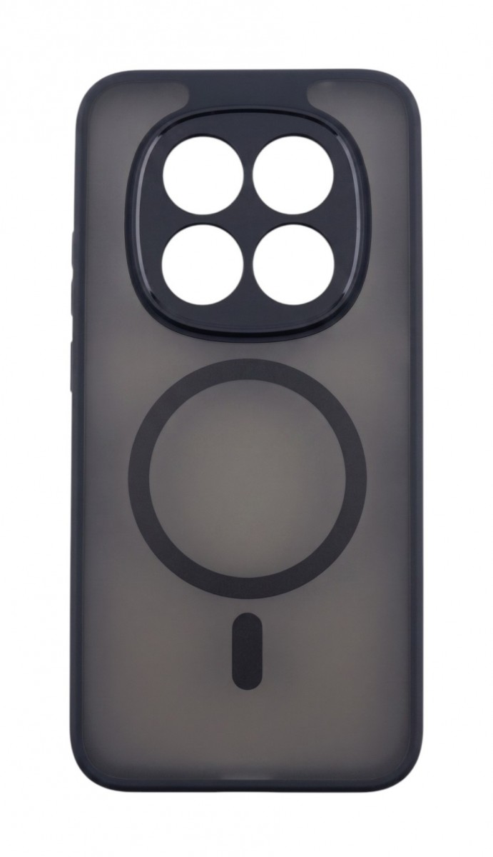 Levně Kryt TopQ Full Matte Xiaomi Redmi Note 15 Pro 5G MagSafe průhledný černý 175472 (pouzdro neboli obal na mobil Xiaomi Redmi Note 15 Pro 5G)