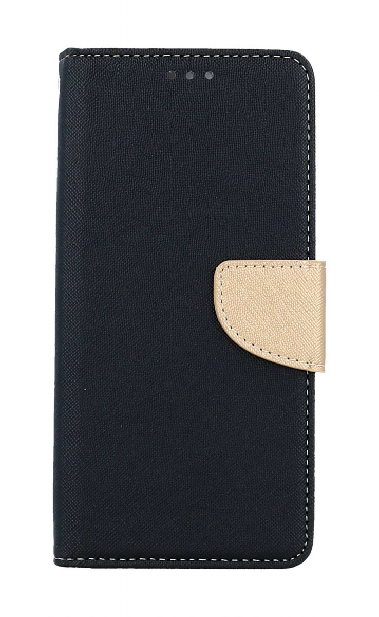 Levně Pouzdro TopQ Xiaomi Redmi Note 12 Pro+ 5G knížkové černo-zlaté 95494 (kryt neboli obal Xiaomi Redmi Note 12 Pro+ 5G)