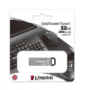 Flash disk Kingston Kyson USB 3.2 32GB stříbrný