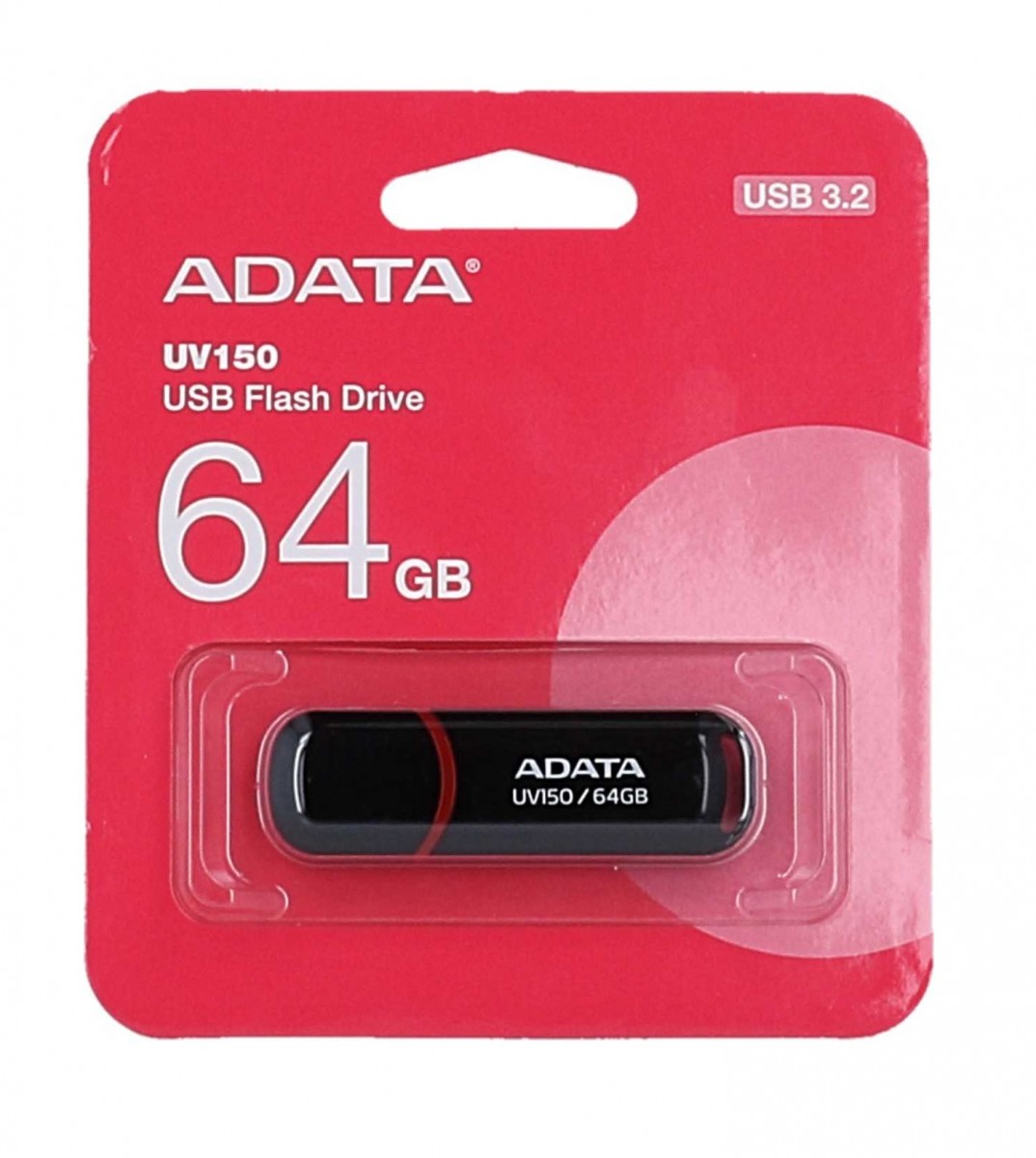 Flash disk ADATA UV150 64GB černo-červený