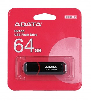 Flash disk ADATA UV150 64GB černo-červený