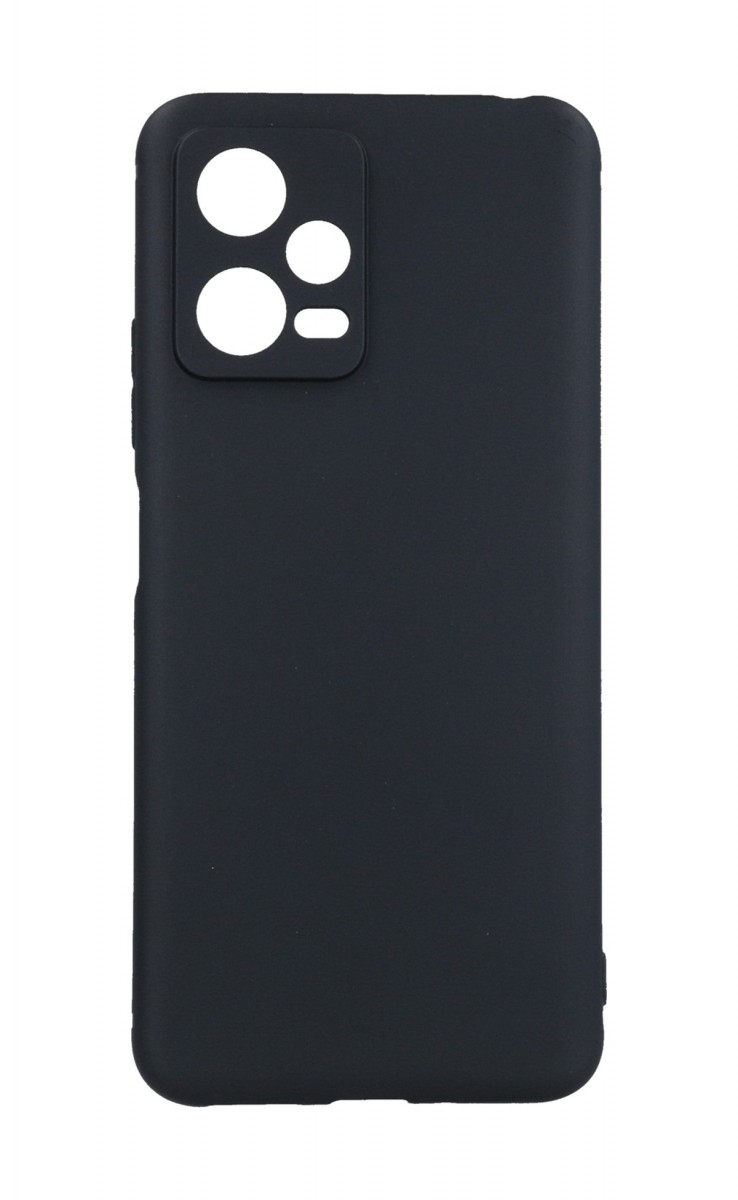Levně Kryt MATT TopQ Xiaomi Redmi Note 12 5G černý 95506 (pouzdro neboli obal na mobil Xiaomi Redmi Note 12 5G)