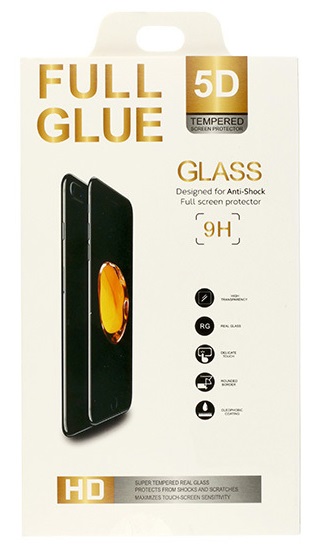 Levně Tvrzené sklo FullGlue na Samsung S22 Plus 5D černé 95515 (ochranné sklo Samsung S22 Plus)