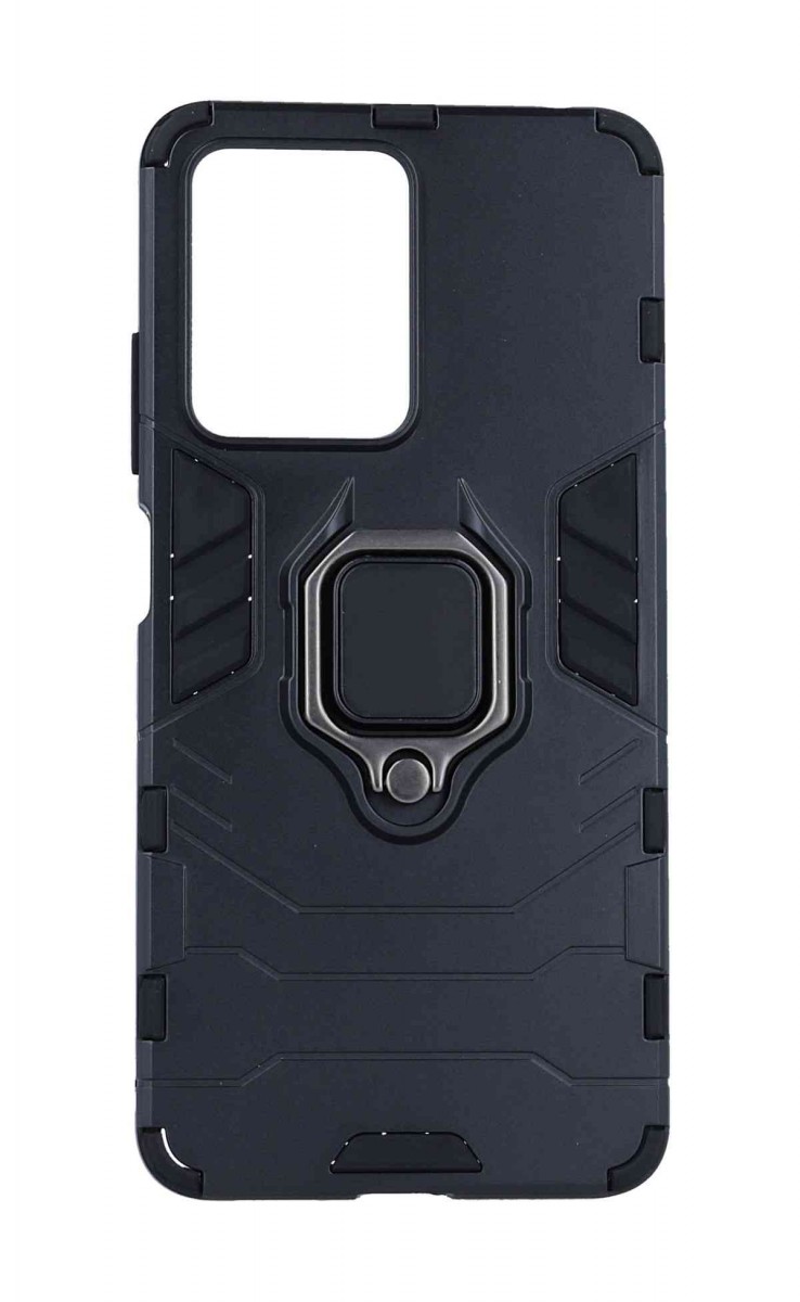 Levně Kryt TopQ Xiaomi Poco X5 Pro 5G odolný černý s prstenem 95517 (pouzdro neboli obal na mobil Xiaomi Poco X5 Pro 5G)