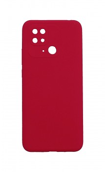 Zadní kryt Essential na Xiaomi Redmi 10C malinově červený