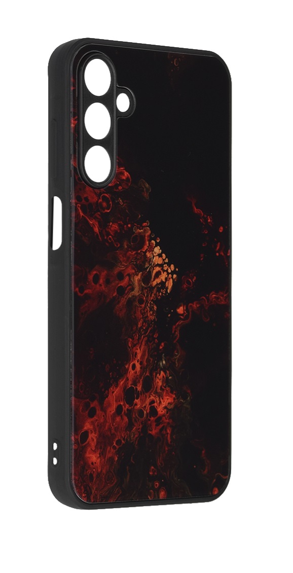 Zadní pevný kryt Glaze na Samsung A15 Red Nebula