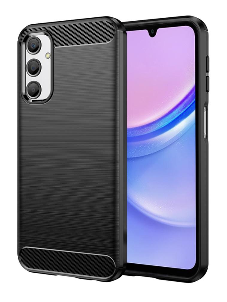 Levně Kryt TopQ Samsung A15 černý 115548 (pouzdro neboli obal na mobil Samsung A15)