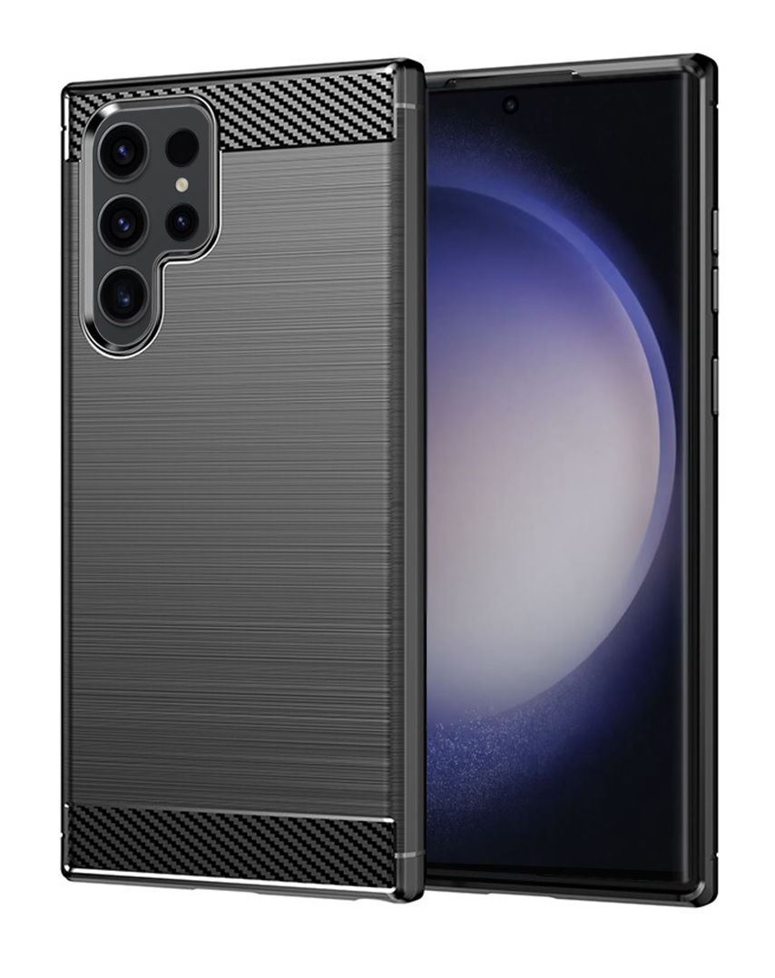 Kryt TopQ Samsung S24 Ultra černý 115551 (pouzdro neboli obal na mobil Samsung S24 Ultra)