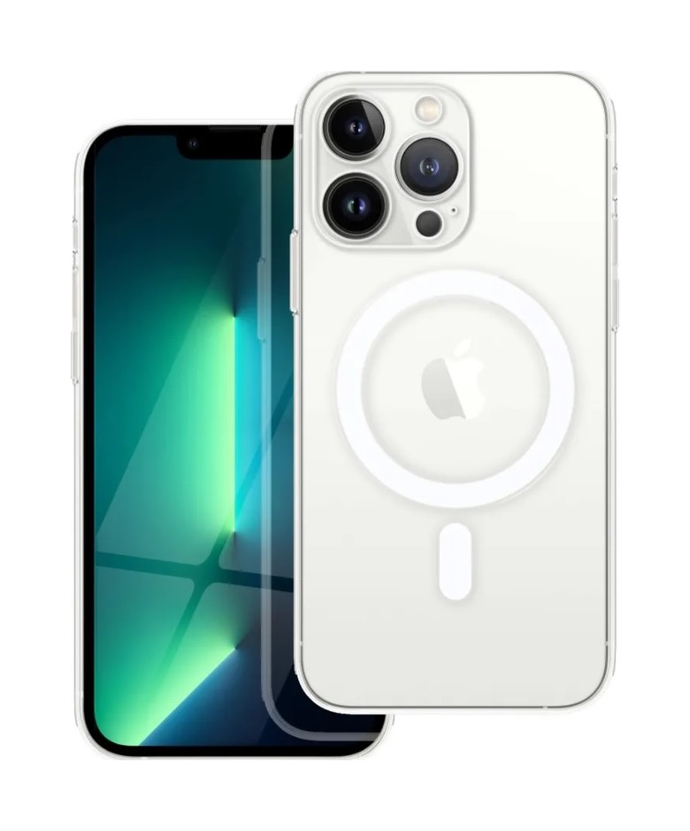Levně Kryt TopQ Clear Magnetic iPhone 13 Pro pevný průhledný 75557 (pouzdro neboli obal na mobil iPhone 13 Pro)