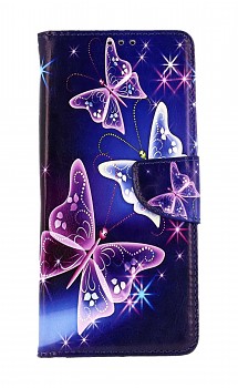 Knížkové pouzdro na Xiaomi Redmi 12C Modré s motýlky