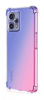 Zadní kryt na Realme 9 Pro+ Shock duhový modro-růžový