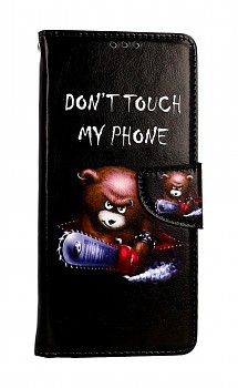 Knížkové pouzdro na Xiaomi Redmi 12C Don't Touch méďa